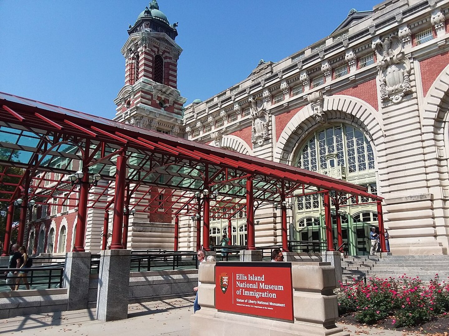 Ellis Island Immigration Museum with historical exhibits