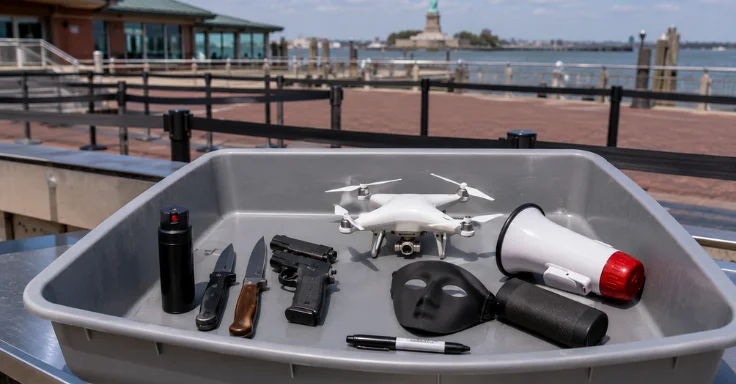 things you cannot bring on the ferry